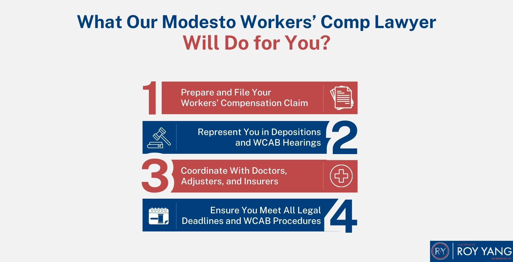 What our Modesto workers’ comp lawyer will do for you